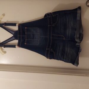 NOBO  Overall Shorts Blue Adult unisex size 2X